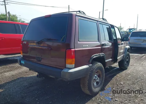 2001 Jeep Cherokee Sport из США, поврежденный, VIN 1J4FF48S71L602684